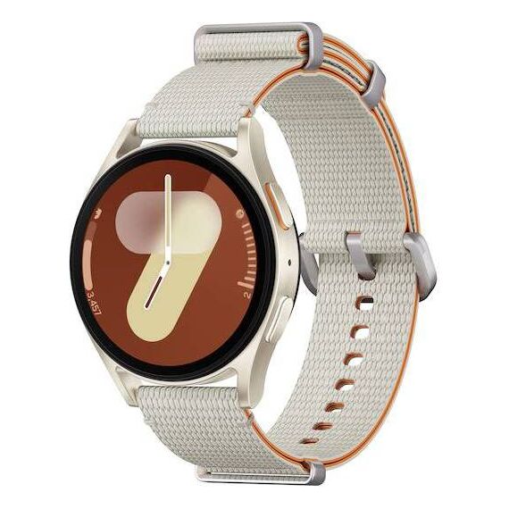 Samsung Galaxy Watch7 • 40 мм • Cream • Bluetooth / Wi-Fi, Размер: 40 мм, Цвет: Cream, Тип ремешка: Athleisure, Цвет ремешка: Cream, Размер ремешка: S/M, Подключение часов: Bluetooth / Wi-Fi
